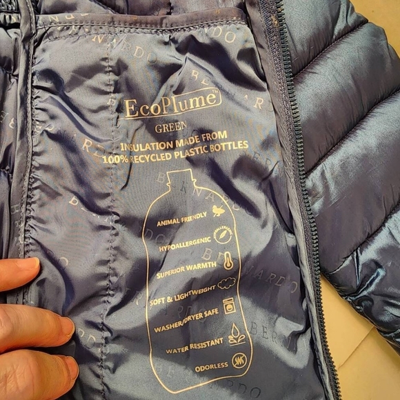 Bernardo Ecoplume Puffer Womens Jacket! - Picture 3 of 6